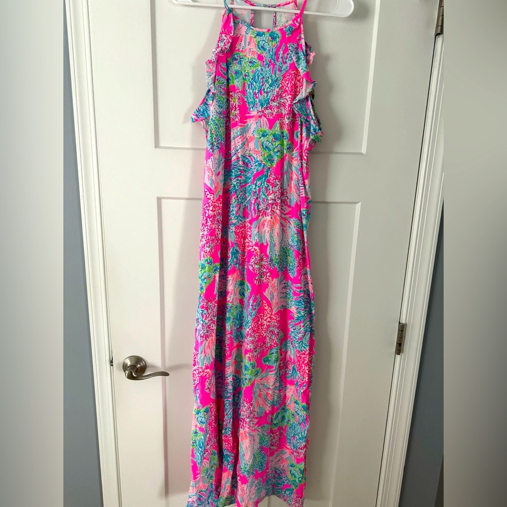 Lily Pulitzer Size Medium Cotton Maxi Dress